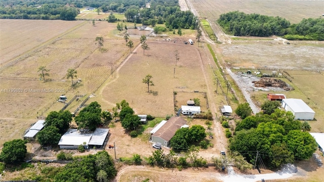 260 Taft Blvd, Clewiston, FL 33440 - aerial view of property and surrounding area with rural landscape