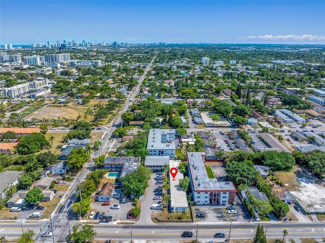 2414 Johnson St, Hollywood, FL 33020 - aerial overview of property's location with nearby urban area