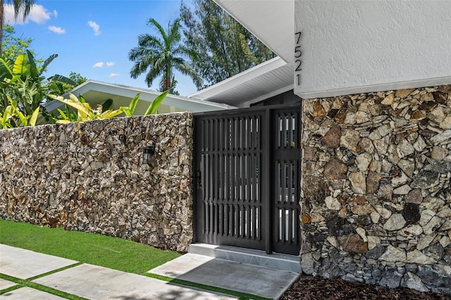 view of gate