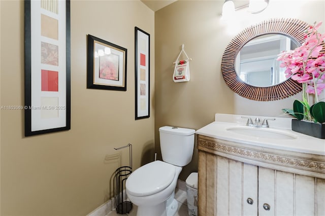 4330 Hillcrest Dr Unit 505, Hollywood, FL 33021 - half bathroom featuring vanity and toilet