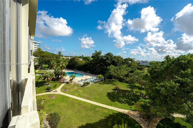 4330 Hillcrest Dr Unit 505, Hollywood, FL 33021 - swimming pool featuring a yard
