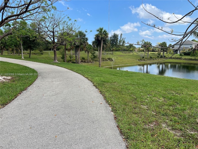 4330 Hillcrest Dr Unit 505, Hollywood, FL 33021 - view of home's community featuring a water view and a yard