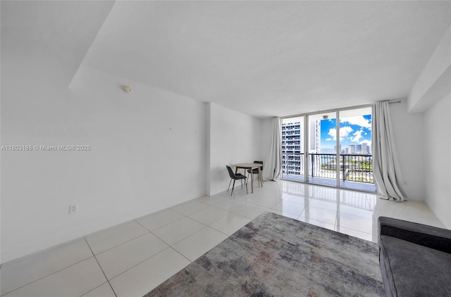 1750 N Bayshore Dr Unit 3308, Miami, FL 33132 - unfurnished room featuring floor to ceiling windows and light tile patterned floors
