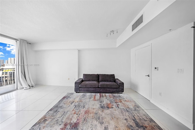 1750 N Bayshore Dr Unit 3308, Miami, FL 33132 - living area featuring tile patterned floors and track lighting