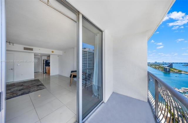 1750 N Bayshore Dr Unit 3308, Miami, FL 33132 - balcony with a water view
