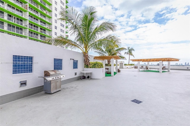 1750 N Bayshore Dr Unit 3308, Miami, FL 33132 - view of patio / terrace with area for grilling