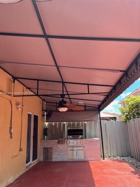 6014 SW 162nd Pl, Miami, FL 33193 - view of patio with exterior kitchen