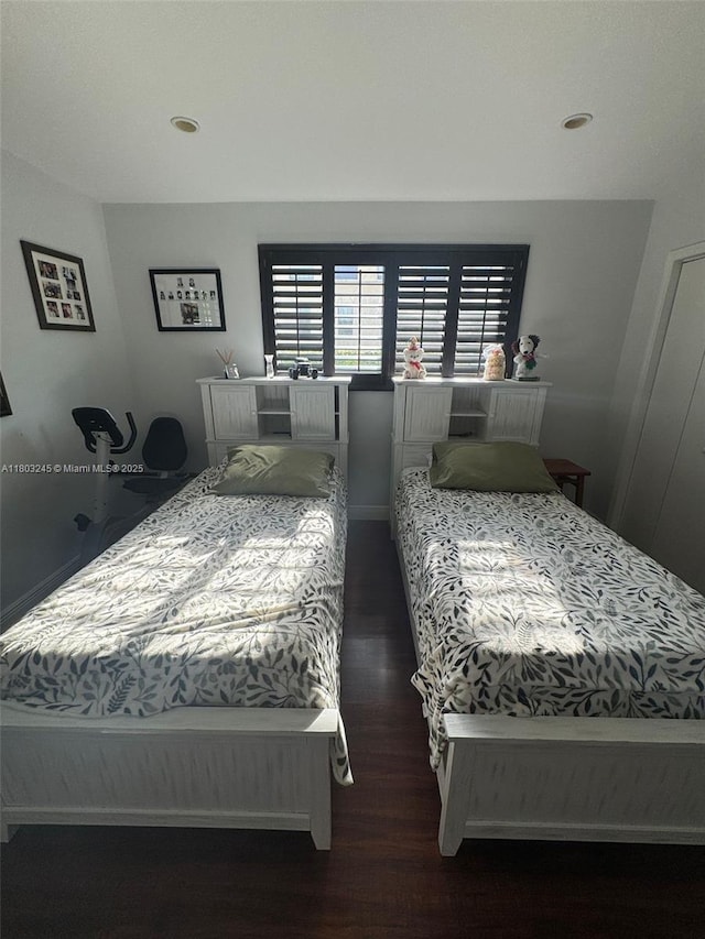 111 SW 24th Ave, Miami, FL 33135 - bedroom with wood finished floors and recessed lighting