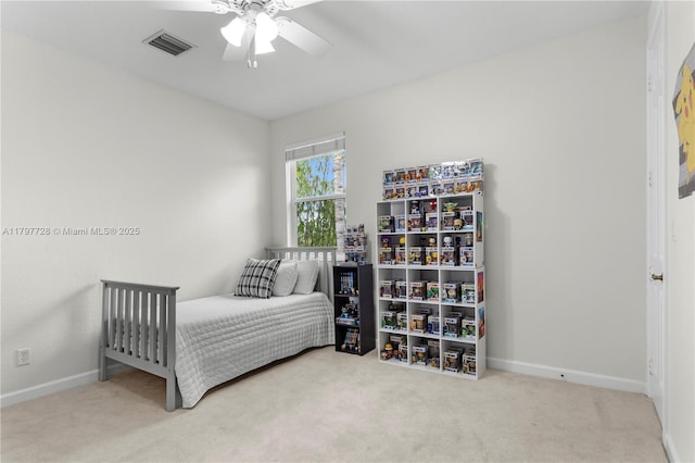 3837 E Coquina Way, Weston, FL 33332 - carpeted bedroom featuring baseboards and ceiling fan