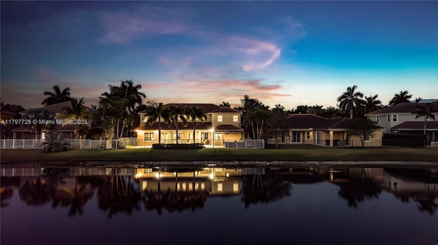 3837 E Coquina Way, Weston, FL 33332 - water view featuring fence