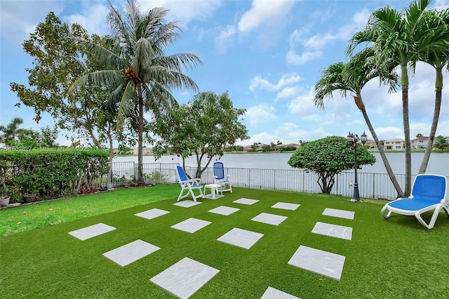 15331 SW 20th St, Miramar, FL 33027 - view of yard with a water view