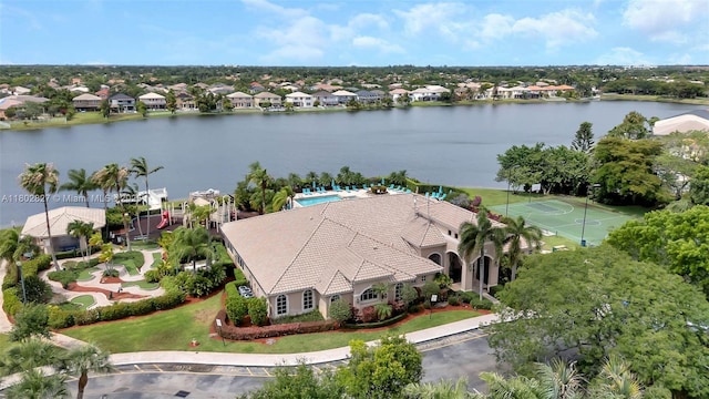 15331 SW 20th St, Miramar, FL 33027 - aerial perspective of suburban area featuring a large body of water