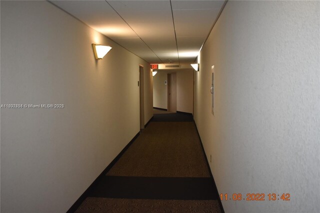 100 Bayview Dr Unit 309, Sunny Isles Beach, FL 33160 - hall featuring dark carpet