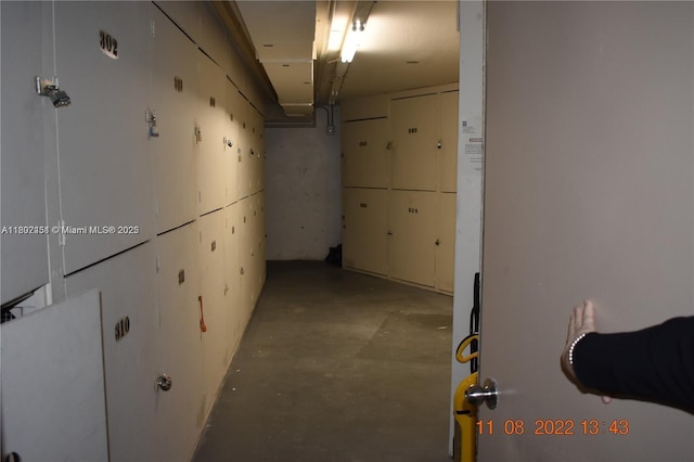 100 Bayview Dr Unit 309, Sunny Isles Beach, FL 33160 - corridor with concrete floors