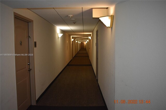 100 Bayview Dr Unit 309, Sunny Isles Beach, FL 33160 - corridor featuring carpet flooring