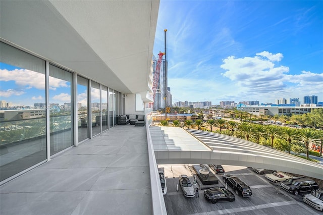 18501 Collins Ave Unit 501, Sunny Isles Beach, FL 33160 - balcony featuring a view of skyline