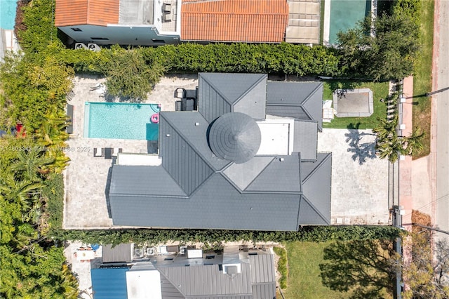 5978 Alton Rd, Miami Beach, FL 33140 - bird's eye view of a pool area