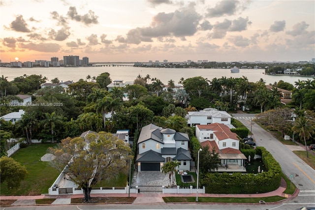 5978 Alton Rd, Miami Beach, FL 33140 - aerial view at dusk of a water view