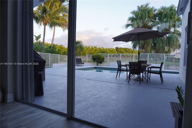 1132 Cedar Falls Dr, Weston, FL 33327 - fenced backyard featuring a patio area