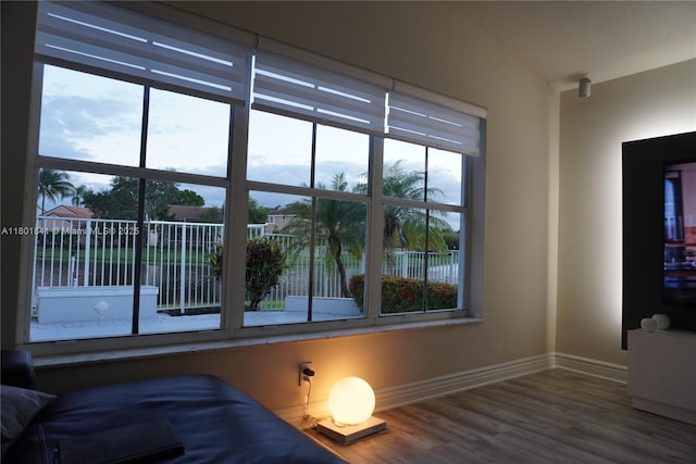 1132 Cedar Falls Dr, Weston, FL 33327 - bedroom view of baseboards and wood finished floors