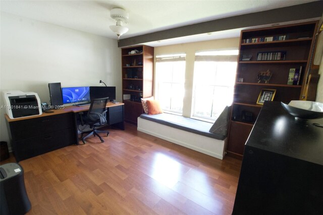 1132 Cedar Falls Dr, Weston, FL 33327 - office space with wood finished floors