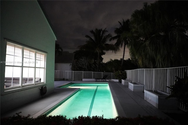 1132 Cedar Falls Dr, Weston, FL 33327 - view of pool at twilight