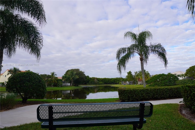 1132 Cedar Falls Dr, Weston, FL 33327 - view of community featuring a water view