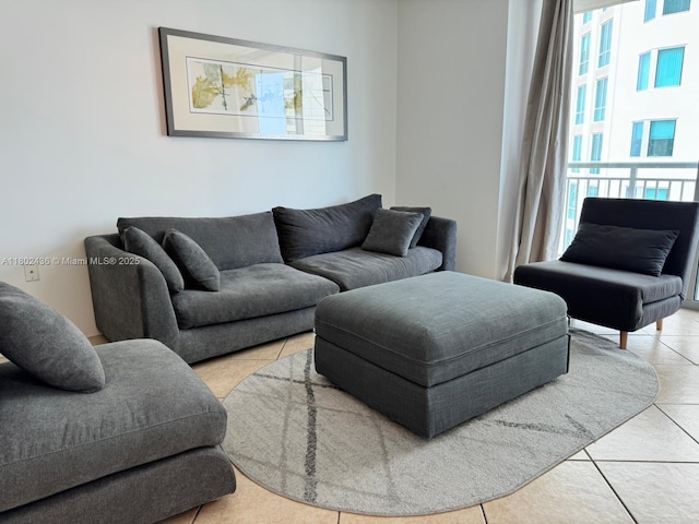 9066 SW 73rd Ct Unit 1703, Miami, FL 33156 - living room with tile patterned flooring