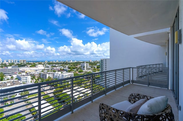 1445 16th St Unit Ph-4, Miami Beach, FL 33139 - balcony featuring a city view