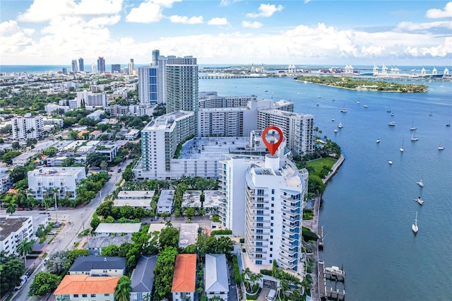 1445 16th St Unit Ph-4, Miami Beach, FL 33139 - view of urban area with a large body of water