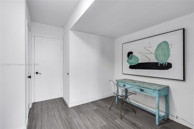 1780 NE 191st St Unit 501-2, Miami, FL 33179 - corridor with wood finished floors and baseboards