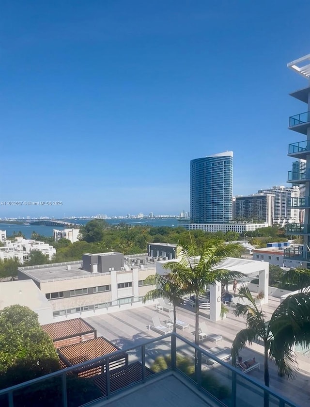 3900 Biscayne Blvd Unit N-819, Miami, FL 33137 - balcony featuring a city view and a water view