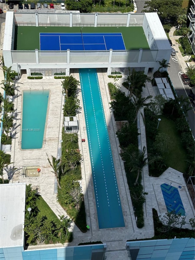 700 NE 26th Ter Unit 903, Miami, FL 33137 - drone / aerial view of a pool area
