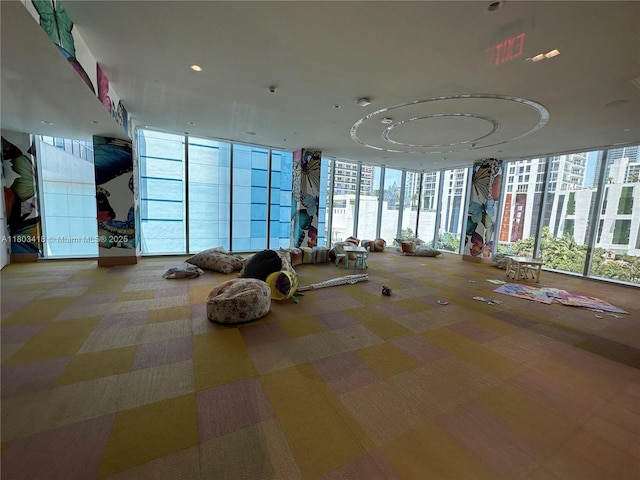 700 NE 26th Ter Unit 903, Miami, FL 33137 - building lobby with expansive windows