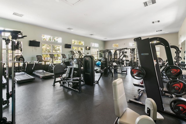 9153 SW 227th St Unit 3, Cutler Bay, FL 33190 - view of exercise room