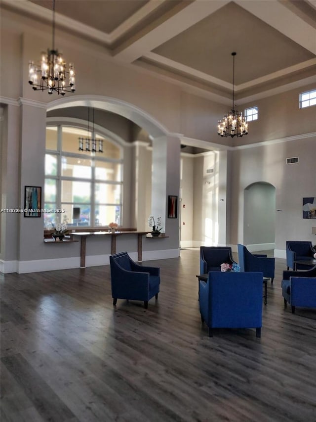 9153 SW 227th St Unit 3, Cutler Bay, FL 33190 - common area with a high ceiling