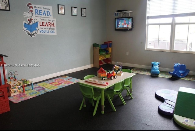 9153 SW 227th St Unit 3, Cutler Bay, FL 33190 - rec room with baseboards