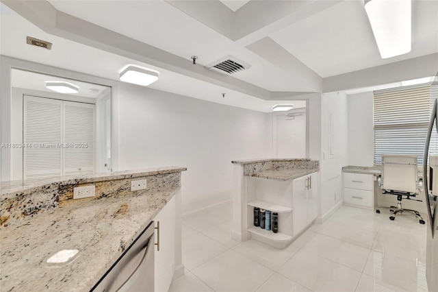 9650 S Ocean Dr Unit 2003, Jensen Beach, FL 34957 - bathroom with baseboards, tile patterned floors, and vanity