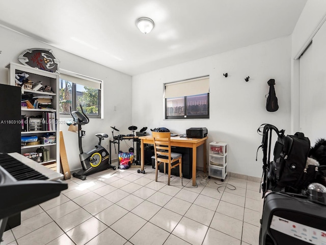 2720 SW 76th Ave, Miami, FL 33155 - office area featuring light tile patterned flooring