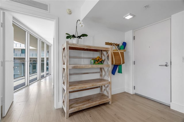 6620 Indian Creek Dr Unit 619, Miami Beach, FL 33141 - interior space featuring wood finished floors and baseboards
