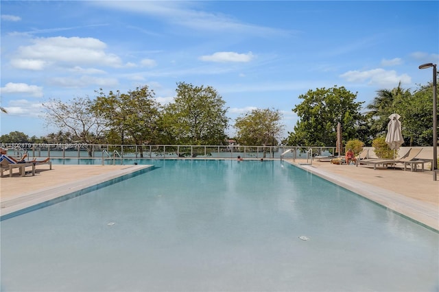 6620 Indian Creek Dr Unit 619, Miami Beach, FL 33141 - community pool featuring a patio