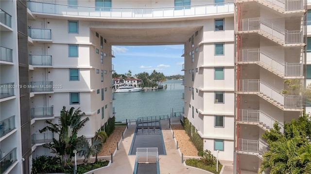 6620 Indian Creek Dr Unit 619, Miami Beach, FL 33141 - view of apartment building / complex with a water view