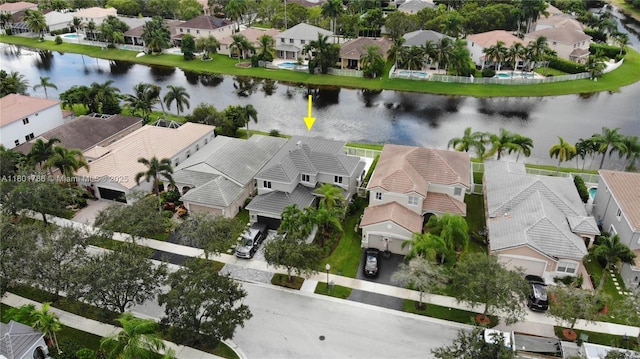 1192 Chinaberry Dr, Weston, FL 33327 - aerial view of residential area with a nearby body of water
