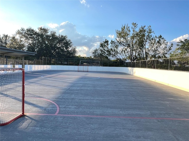 1192 Chinaberry Dr, Weston, FL 33327 - view of swimming pool with an area for sports and fence