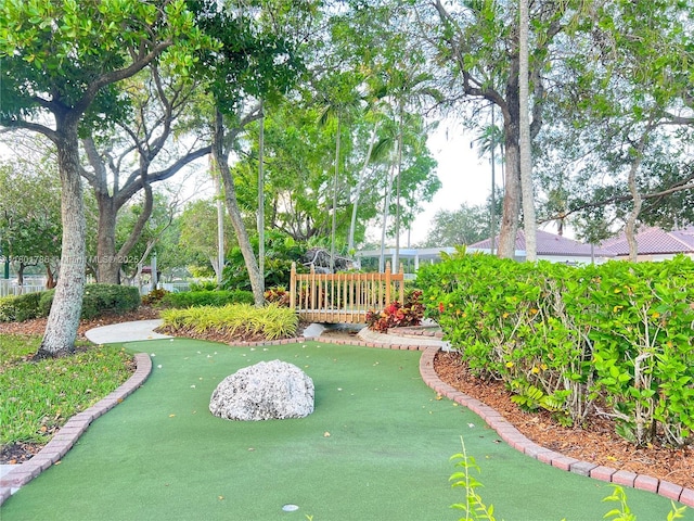 1192 Chinaberry Dr, Weston, FL 33327 - view of property's community featuring an area to practice putting