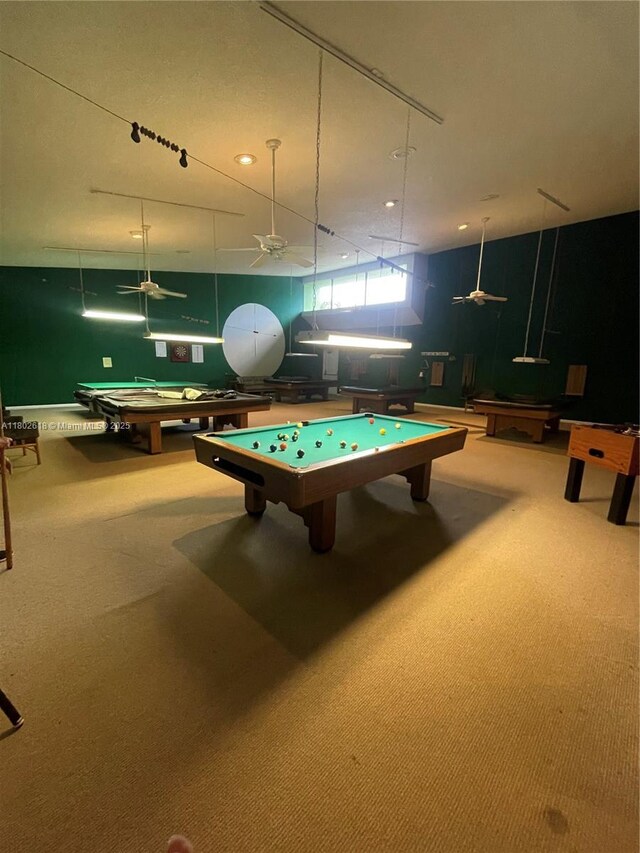 9330 Lime Bay Blvd Unit 315, Tamarac, FL 33321 - rec room featuring billiards table and carpet flooring