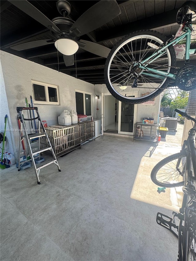 19321 NW 83rd Ave, Hialeah, FL 33015 - view of patio featuring ceiling fan