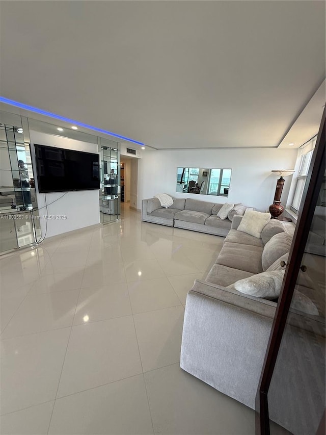 1912 S Ocean Dr Unit 3D, Hallandale Beach, FL 33009 - view of tiled living room