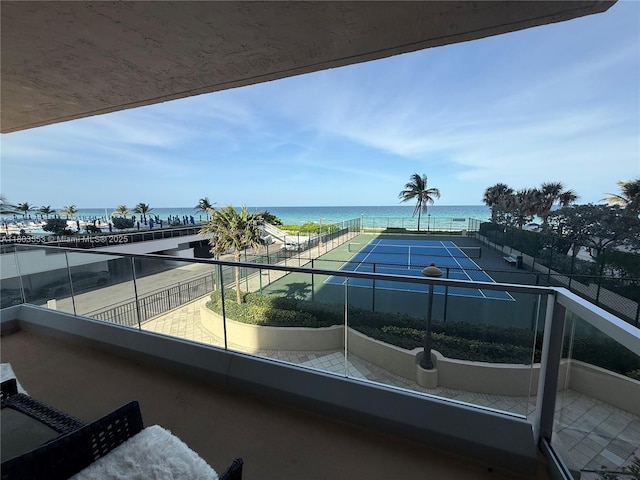 1912 S Ocean Dr Unit 3D, Hallandale Beach, FL 33009 - balcony featuring a water view