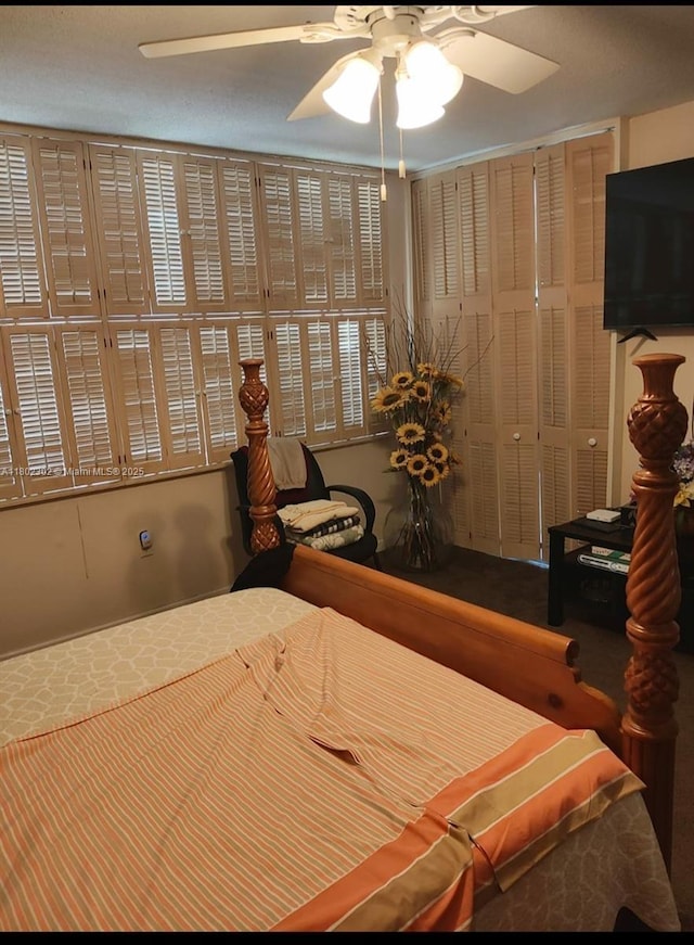 1670 NE 191st St Unit 109-3, Miami, FL 33179 - bedroom with ceiling fan